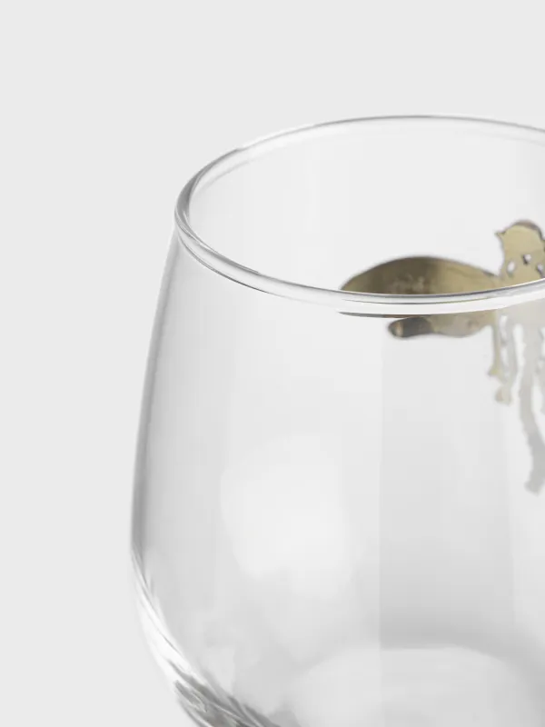 Стакан, 10 см, 480 мл, стекло Б/металл, Стрекоза, Lux elements, image-3