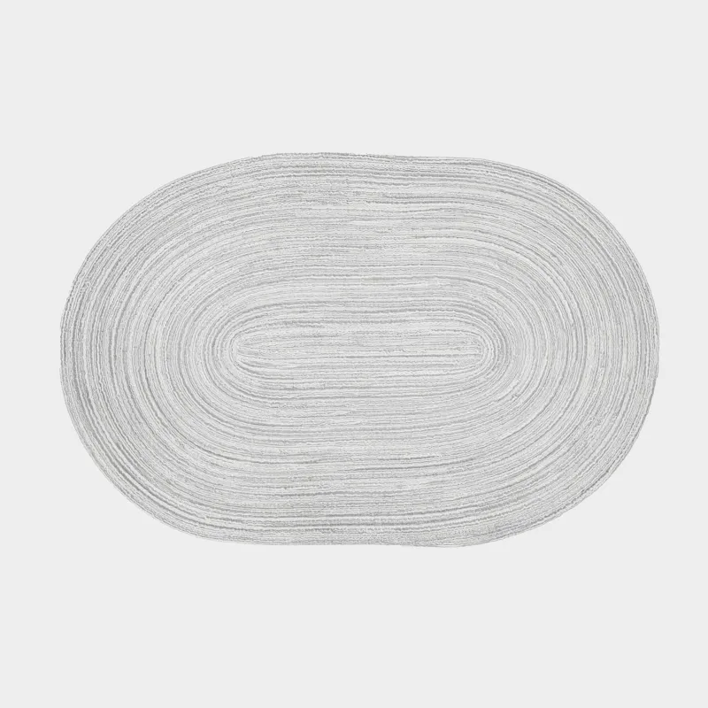 Салфетка под приборы, 30x45 см, полиэстер, овальная, песочно-бежевая, Rotary