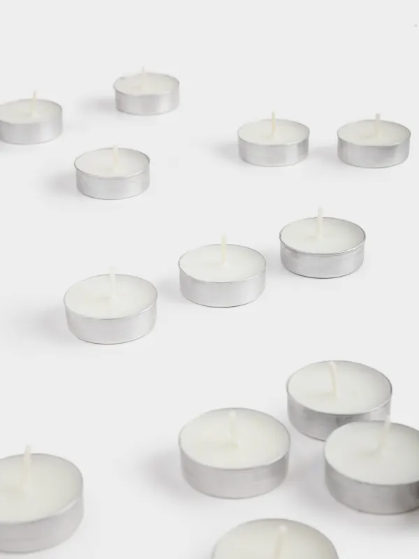 Свеча ароматическая, 4 см, 18 шт, чайная, Cinnamon, Luxury white, image-1