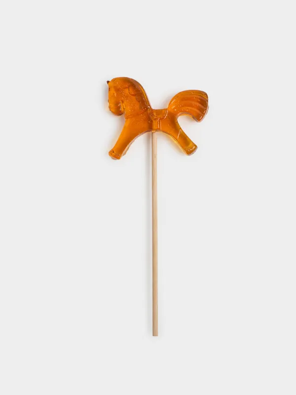 Леденец, 21 гр, на палочке, изомальт, коричневый, Лошадка, Sweet life, image-0