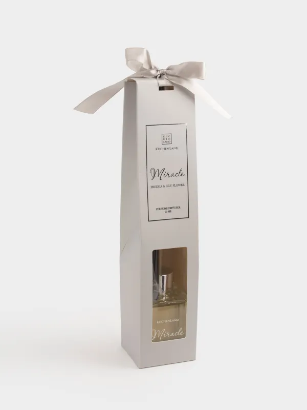 Ароматический диффузор, 90 мл, стекло, Freesia Lily Flower, Miracle, image-4