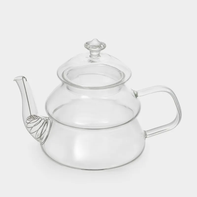 Чайник заварочный, 850 мл, стекло Б/сталь, Елка со звездой, Shape