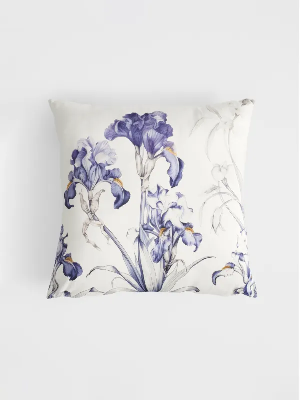 Подушка декоративная, 45х45 см, Ирисы, Iris garden, image-0