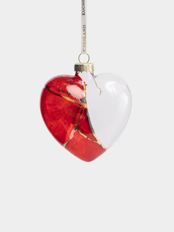 Игрушка елочная, 8 см, Сердце, Revival christmas, image-1