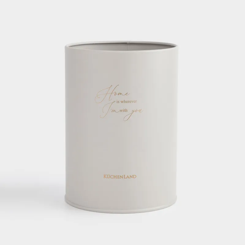 Подставка для кухонных принадлежностей, 17 см, металл, бежевая, Ritlen