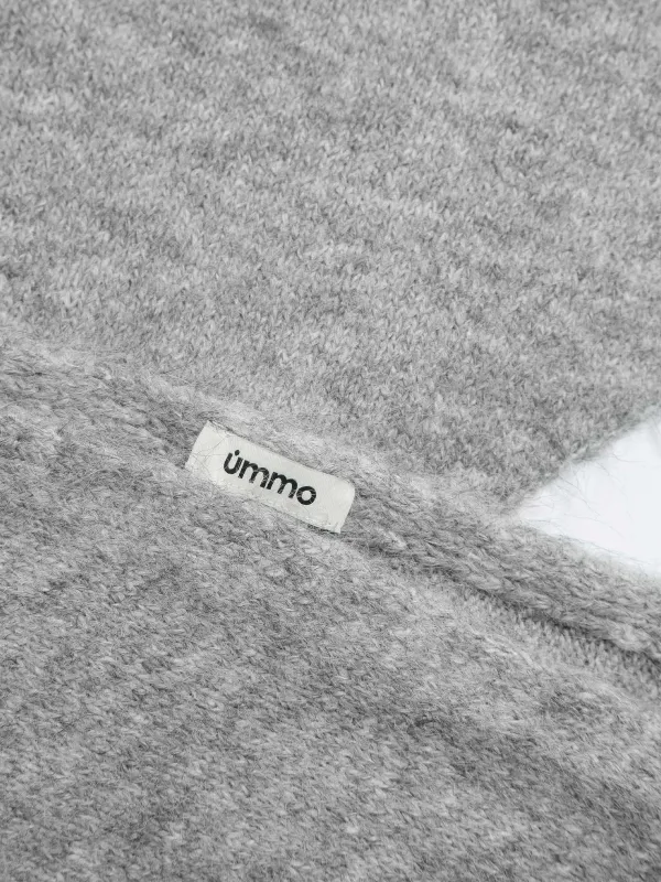 Длинная косынка из смесового трикотажа с добавлением шерсти Knitting, image-1