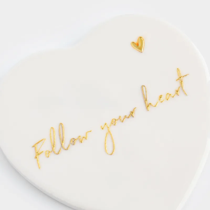 Подставка под кружку, 11x11 см, керамика/пробка, бежевая, Сердце, Scroll, image-4