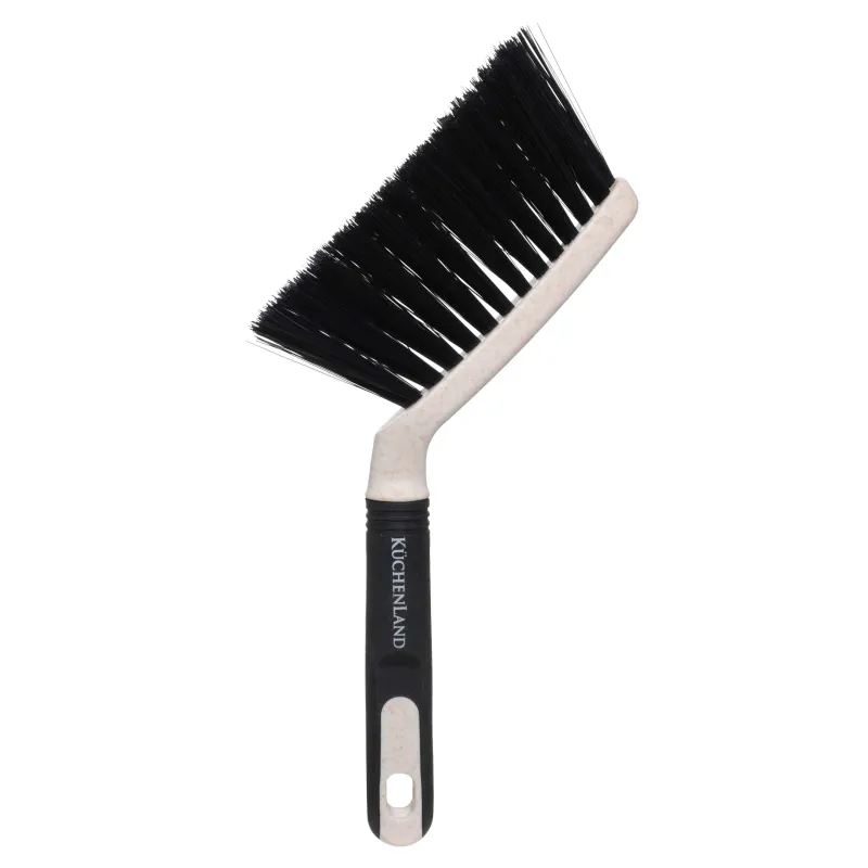 Щетка для мусора, с совком, 27 см, нейлон/пластик, черно-бежевая, Black clean new, image-3