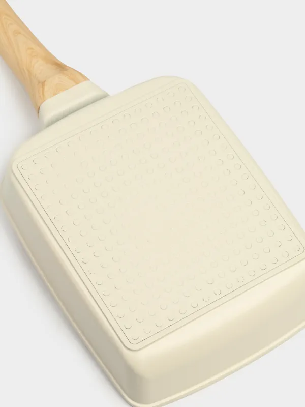 Сковорода для омлета, 18х15 см, с покрытием, алюминий, молочная, Sentimentality, image-4