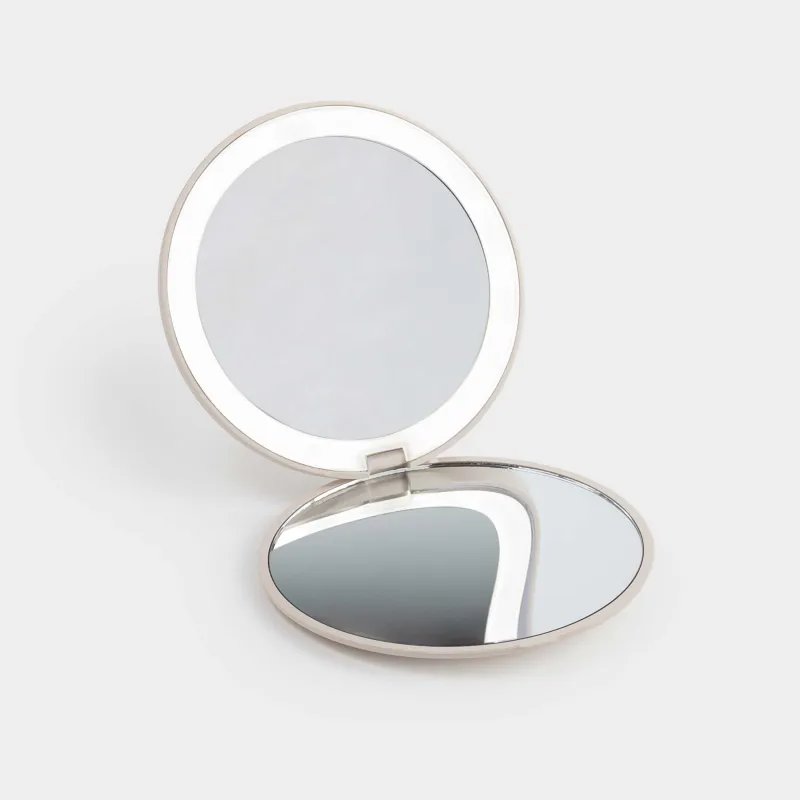 Зеркало карманное, двустороннее, с подсветкой, Vesta, image-8