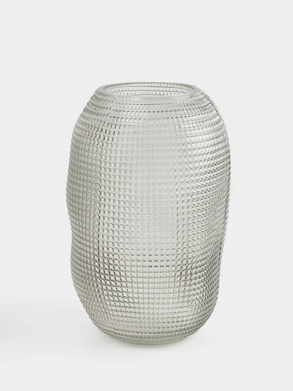 Ваза для цветов, 30 см, стекло, Fantasy, image-0