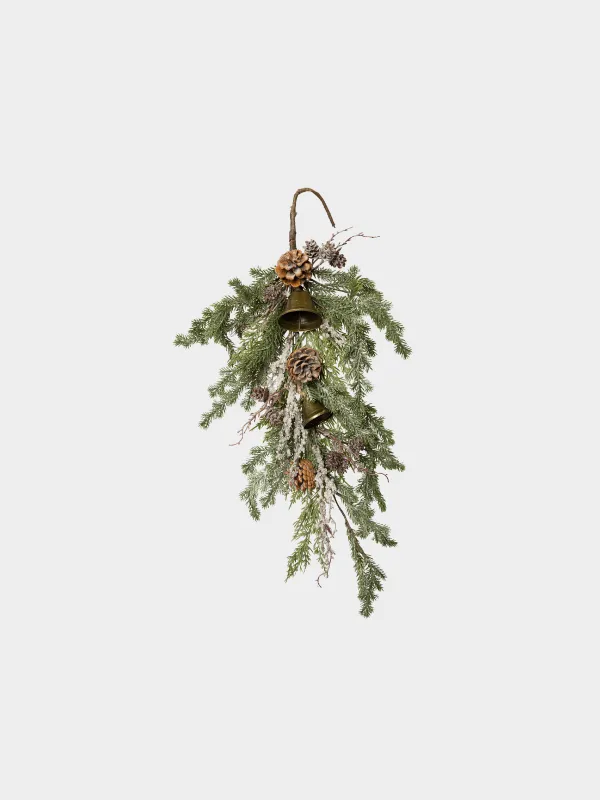 Украшение декоративное, 70 см, подвесное, Ель с шишками, Conifer decor, image-0