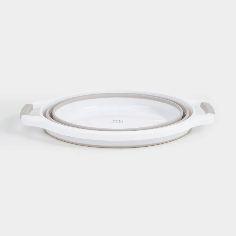 Таз складной, 22 л, пластик/резина, серо-бежевый, Foldaway, image-2