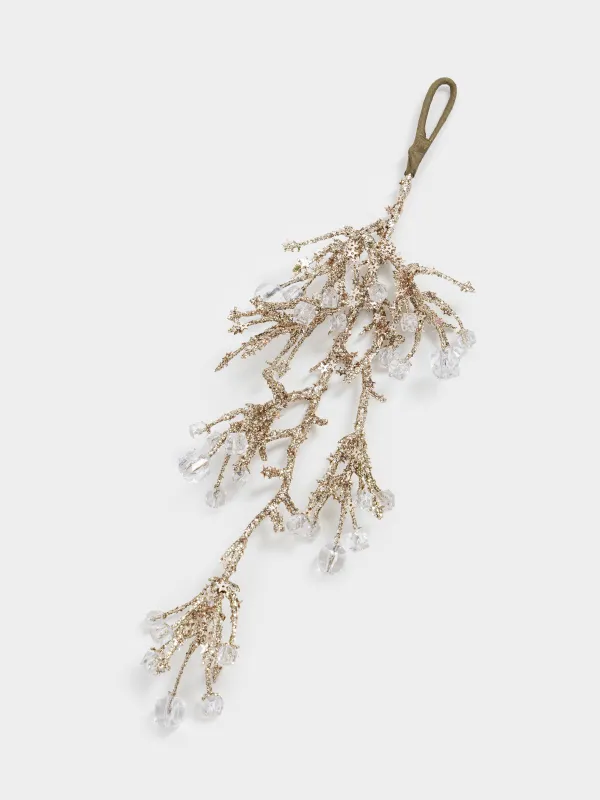 Украшение декоративное, 30 см, подвесное, пластик, Кристаллы и блестки, Crystal sparkle, image-2