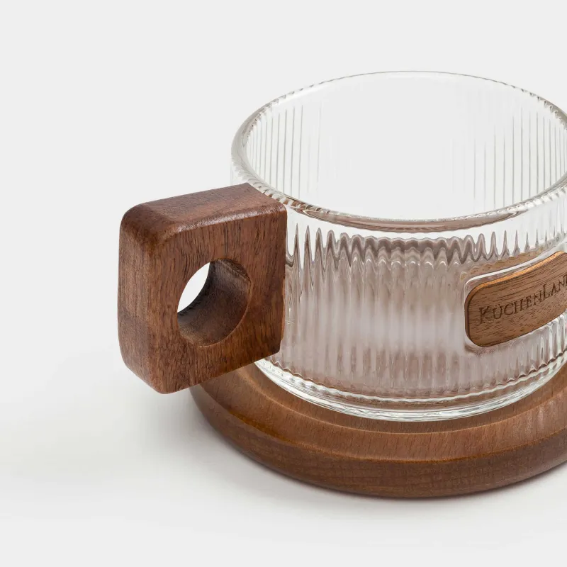 Кружка, 230 мл, на подставке, Ribby wood, image-5