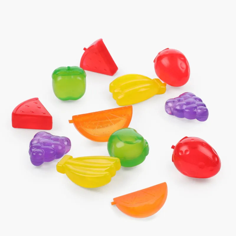 Набор кубиков для охлаждения напитков, 12 шт, пластик, Фрукты, Cool party, image-1