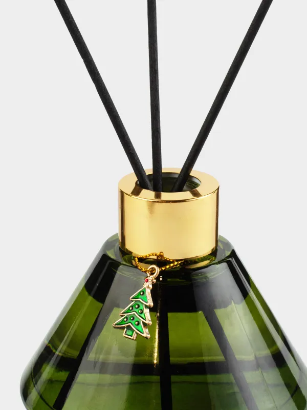 Ароматический диффузор, 120 мл, с подвеской, зеленый, Fresh Lemongrass, Елка, Redolent, image-1