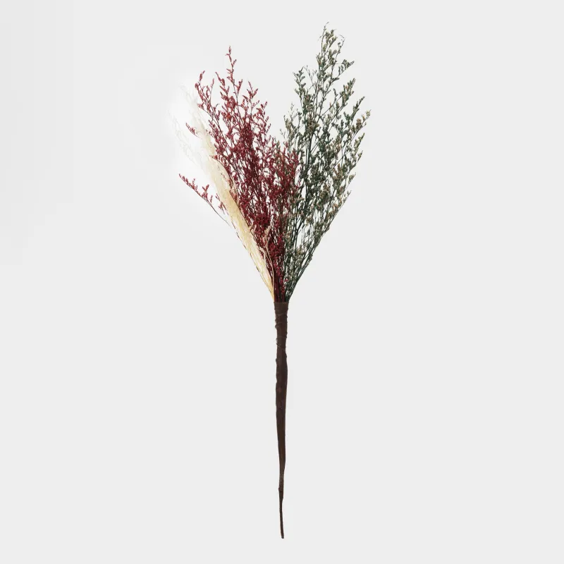 Букет декоративный, 60 см, сухоцветы, Лаванда и овес, Dried flower