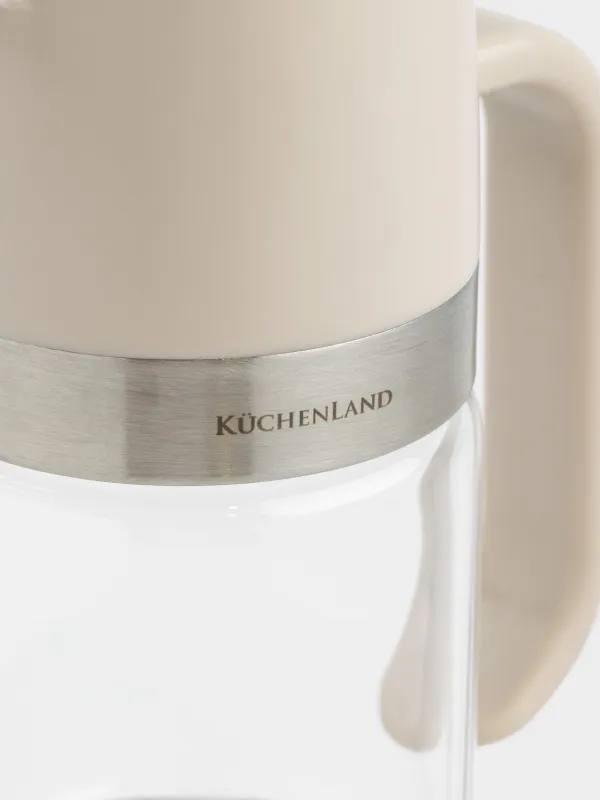 Диспенсер для соуса, 250 мл, стекло/пластик, молочный, Milk kitchen, image-1