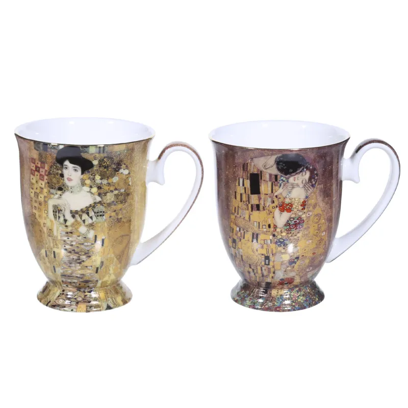 Кружка, 280 мл, 2 шт, фарфор F, Климт, Art, image-0