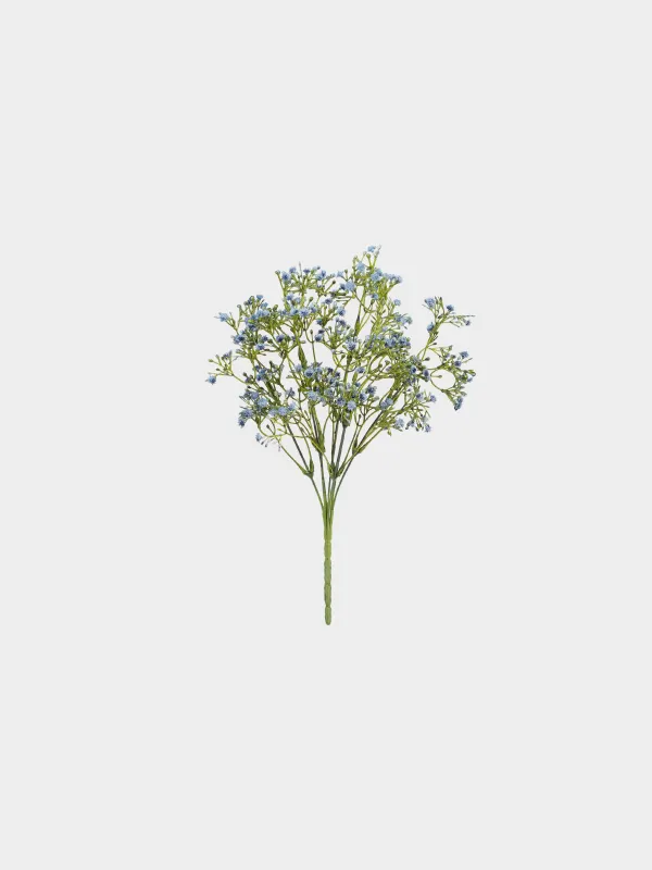 Ветка декоративная, 35 см, Синяя гипсофила, Flower garden, image-0
