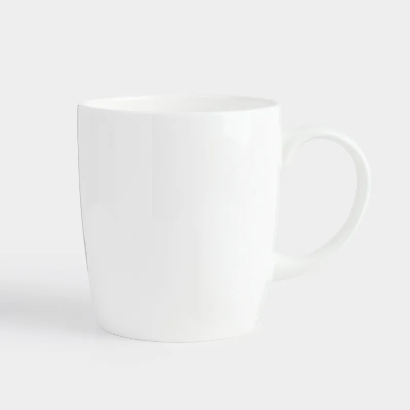 Кружка, 350 мл, 2 шт, фарфор F, белая, Welmi, image-2