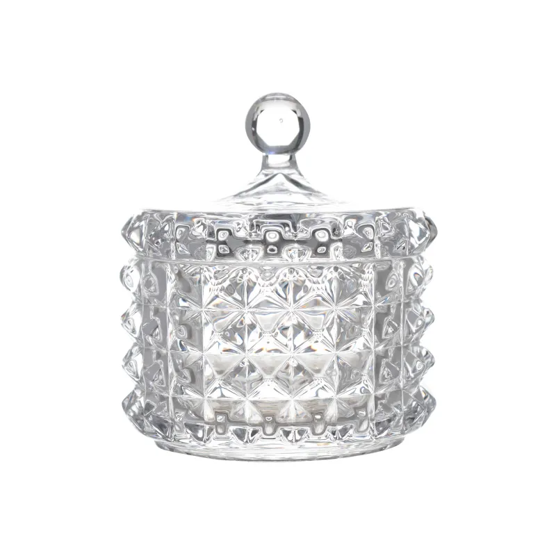 Конфетница, 10х11 см, с крышкой, стекло Р, Mosaic