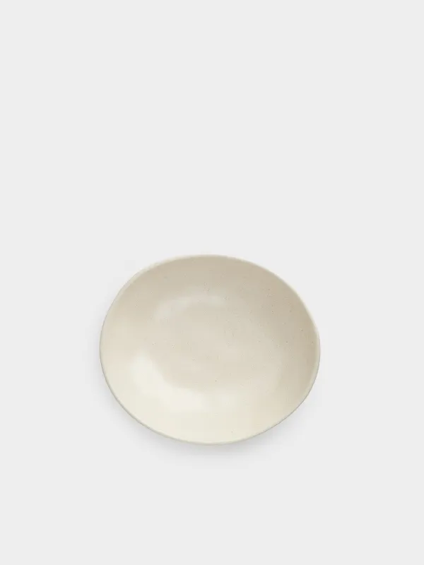 Салатник, 22х6 см, Мятый эффект, Crumple creme, image-2