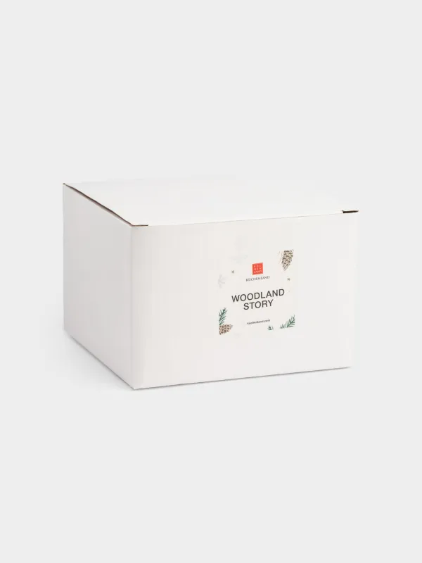 Кружка, 350 мл, фарфор P, коричневая, Неровный край, Crumple color, image-5