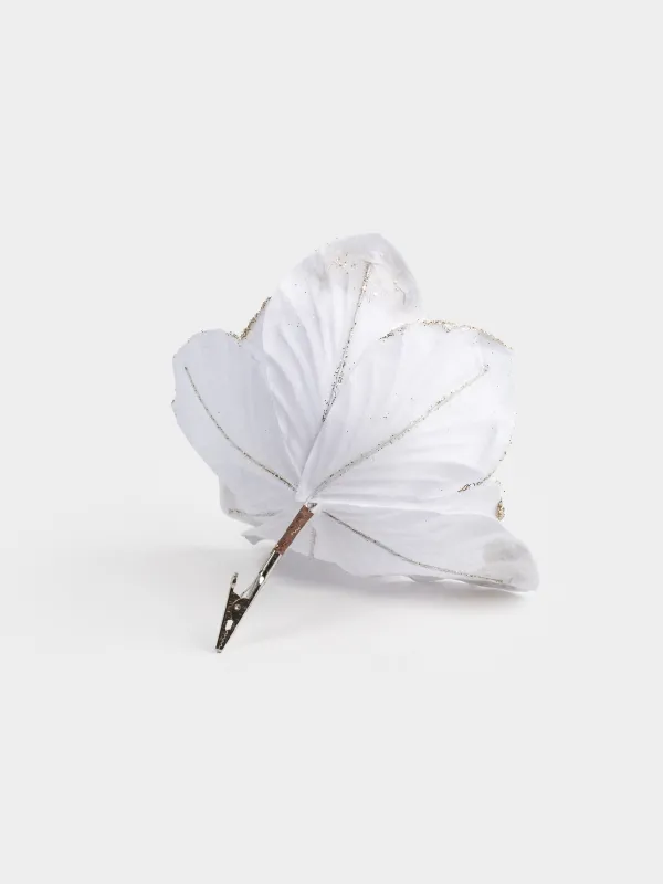 Украшение декоративное, 20 см, на клипсе, пластик, Flower decor, image-3