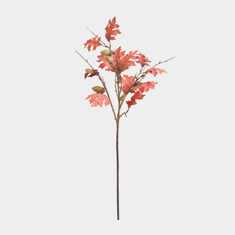 Ветка декоративная, 82 см, полиэстер/пластик, Желуди с листьями, Forest symphony decor