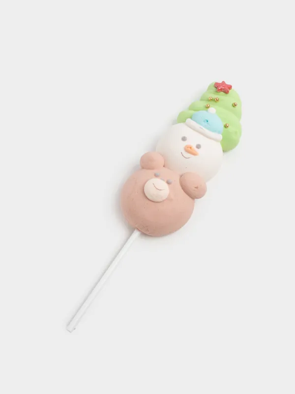Маршмеллоу, 17 гр, на палочке, микс, Ваниль, Елка/снеговик/мишка, Sweet life, image-2