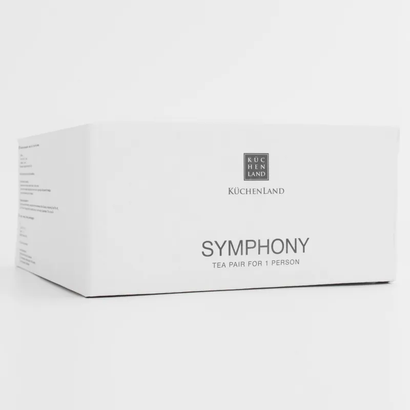 Пара чайная, 1 перс, 2 пр, 220 мл, фарфор N, золотистый кант, Стрекоза цветная, Symphony, image-5