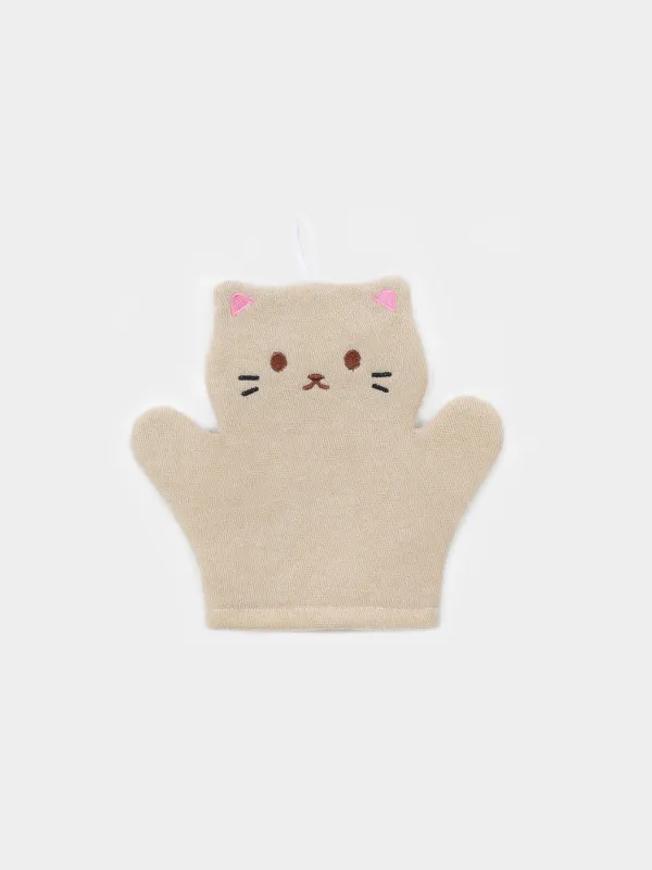 Мочалка-варежка для тела, Кот, Cat, image-0