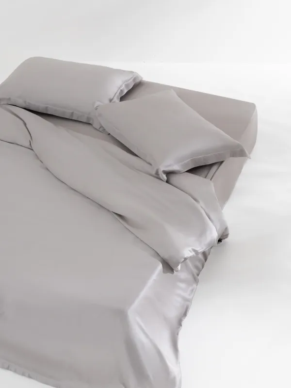 Постельное белье, евро, с натяжной простыней, бамбук, Pure bamboo, image-1