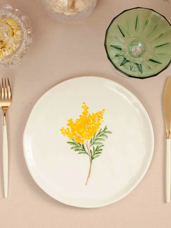 Блюдо, 24 см, Мимоза, Crumple flower, image-6