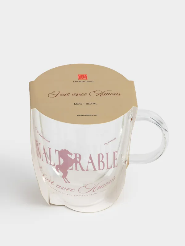 Кружка, 350 мл, стекло Б, Конь, Air decor, image-4