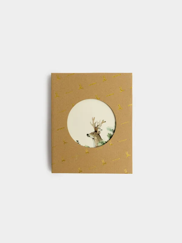 Подставка под горячее, 16х20 см, Олень и ягоды, Berries&deer, image-3