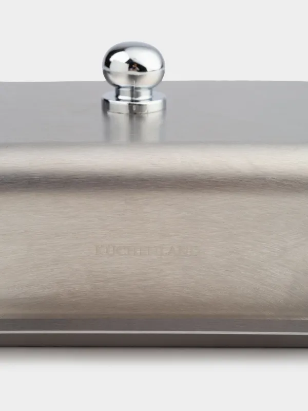 Масленка, 18 см, сталь, прямоугольная, Classic, image-6