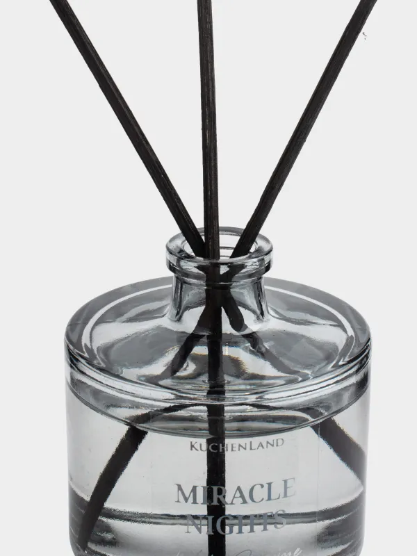 Ароматический диффузор, 90 мл, серый, White Jasmine, Miracle nights, image-1