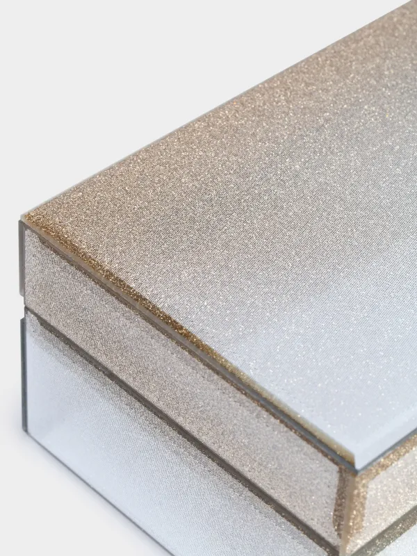 Шкатулка для украшений, 21х13 см, стекло, золотистый градиент, Actress, image-7