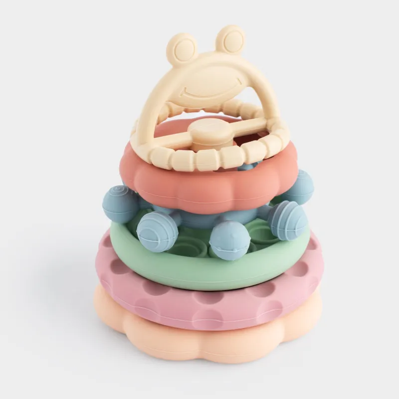 Игрушка развивающая, 11 см, Пирамидка фигурная, Kiddy, image-1