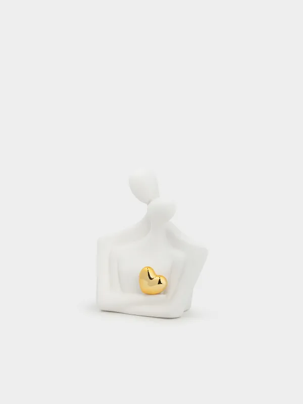 Статуэтка, 18 см, Влюбленные с сердцем, Face, image-2