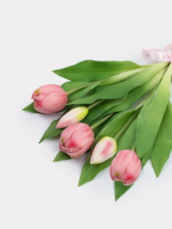 Букет искусственный, 30 см, полиэтилен, Tulip garden, image-3