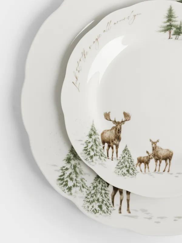 Сервиз обеденный, на 6 персон, 18 предметов, Лоси, Moose story, image-4