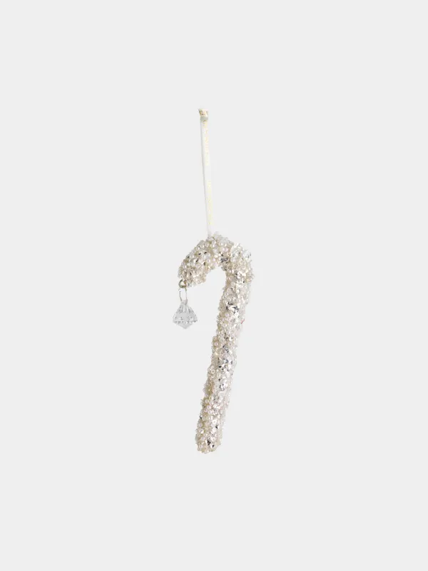 Игрушка елочная, 14 см, Трость с кристаллом, Figure sparkle, image-0