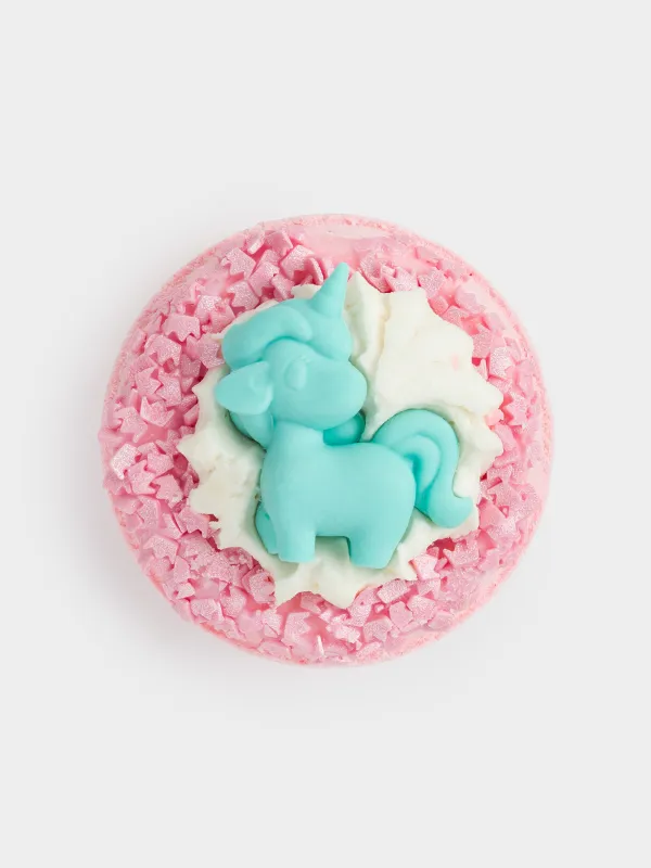 Бомбочка для ванны, с игрушкой, Клубника со сливками, Unicorn, image-0