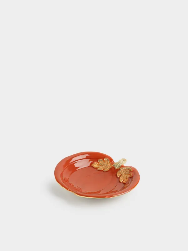 Блюдо декоративное, 20х20 см, Тыква, Autumn gourds, image-0