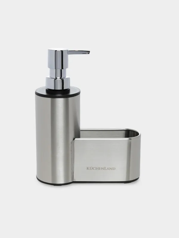 Диспенсер для моющего средства, 230 мл, органайзер, сталь. Keeping, image-0