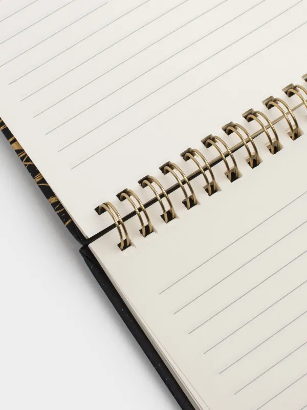 Блокнот для записей, 13х18 см, 80 л, на кольцах, с подвеской, черный, Лошадь, Stationery horse, image-2